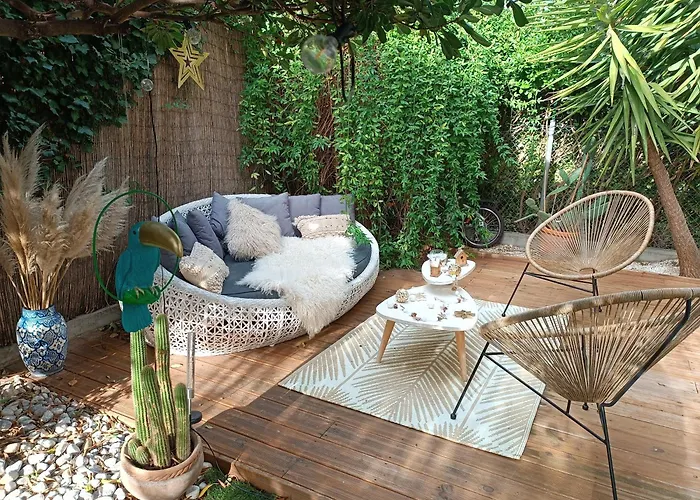 Daire Rez De Jardin Avec Entre La Et Montpellier 10mn