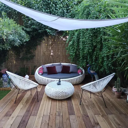 Rez De Jardin Avec Jaccuzzi Entre La Et Montpellier 10mn Lattes